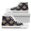 Navajo Geometric Style Print Pattern Women High Top Shoes