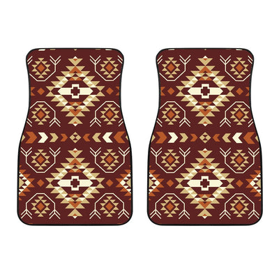 Navajo Native Color Print Pattern Car Floor Mats