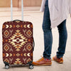 Navajo Native Color Print Pattern Luggage Cover Protector