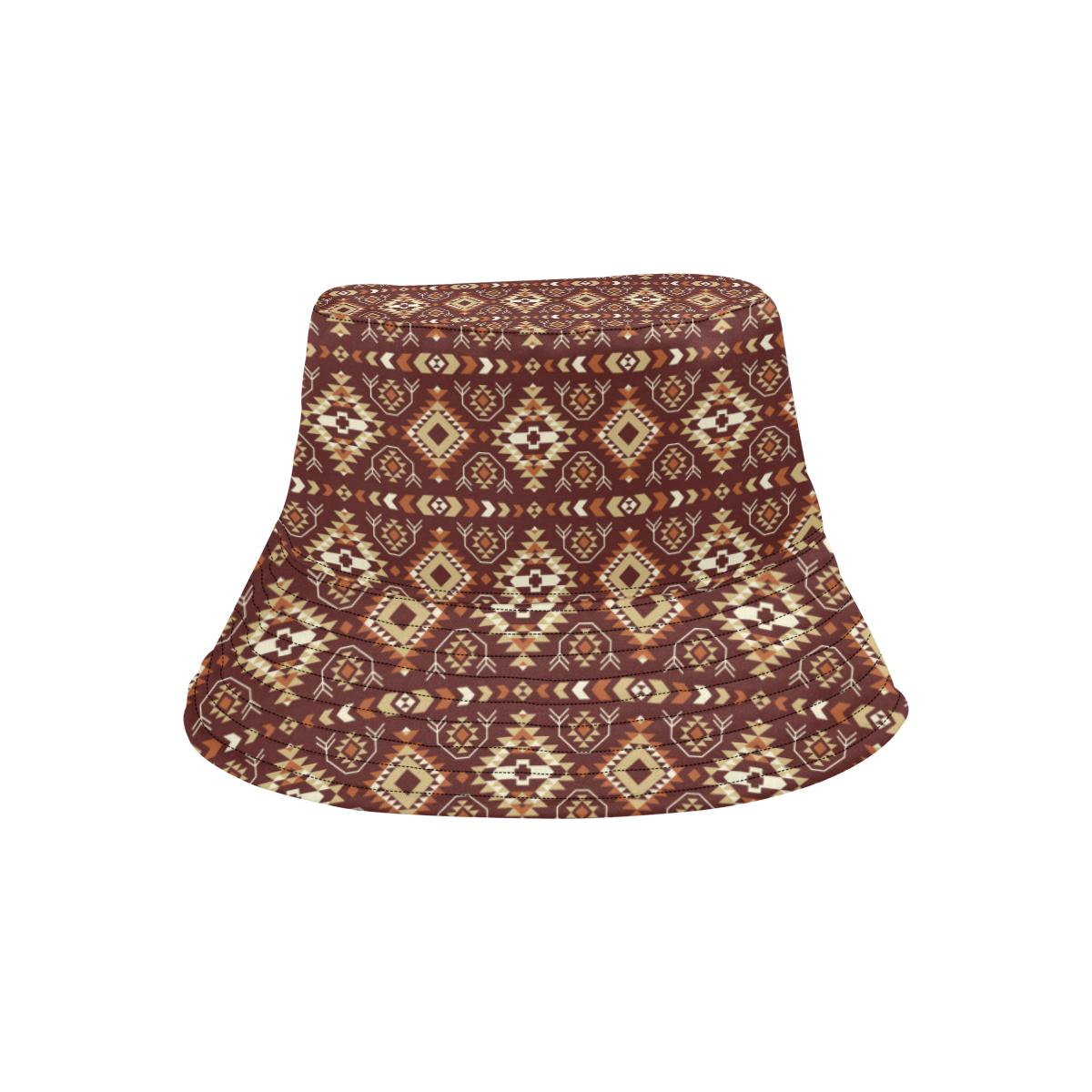 Navajo Native Color Print Pattern Unisex Bucket Hat
