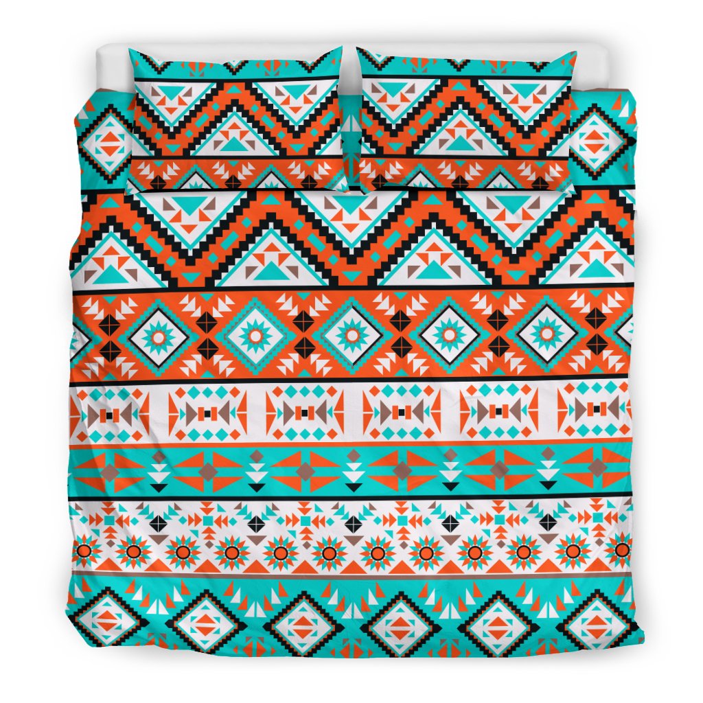 Navajo Style Print Pattern Duvet Cover Bedding Set