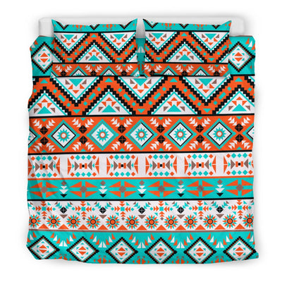 Navajo Style Print Pattern Duvet Cover Bedding Set