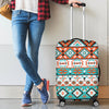 Navajo Style Print Pattern Luggage Cover Protector