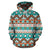 Navajo Style Print Pattern Pullover Hoodie