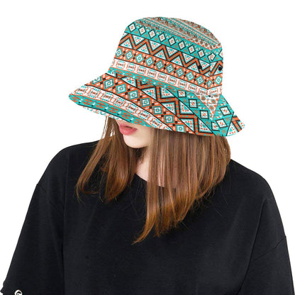 Navajo Style Print Pattern Unisex Bucket Hat