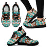 Navajo Style Print Pattern Women Sneakers Shoes