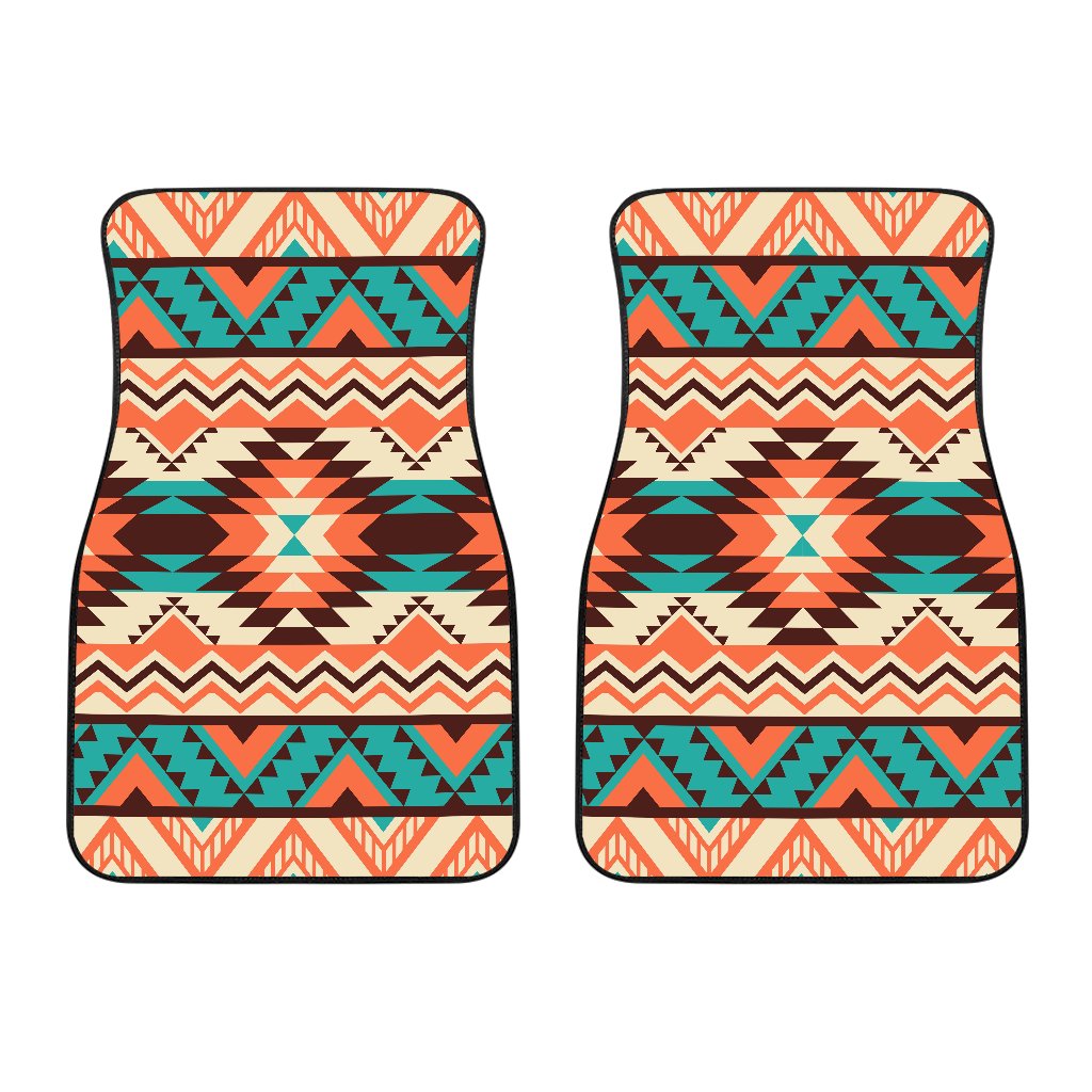 Navajo Western Style Print Pattern Car Floor Mats