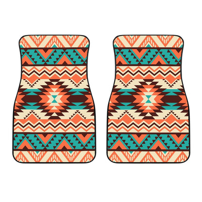 Navajo Western Style Print Pattern Car Floor Mats