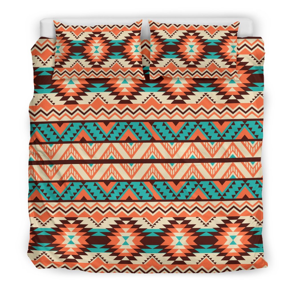 Navajo Western Style Print Pattern Duvet Cover Bedding Set