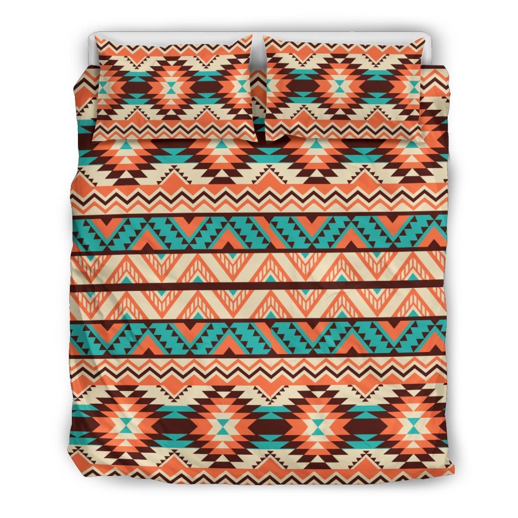 Navajo Western Style Print Pattern Duvet Cover Bedding Set
