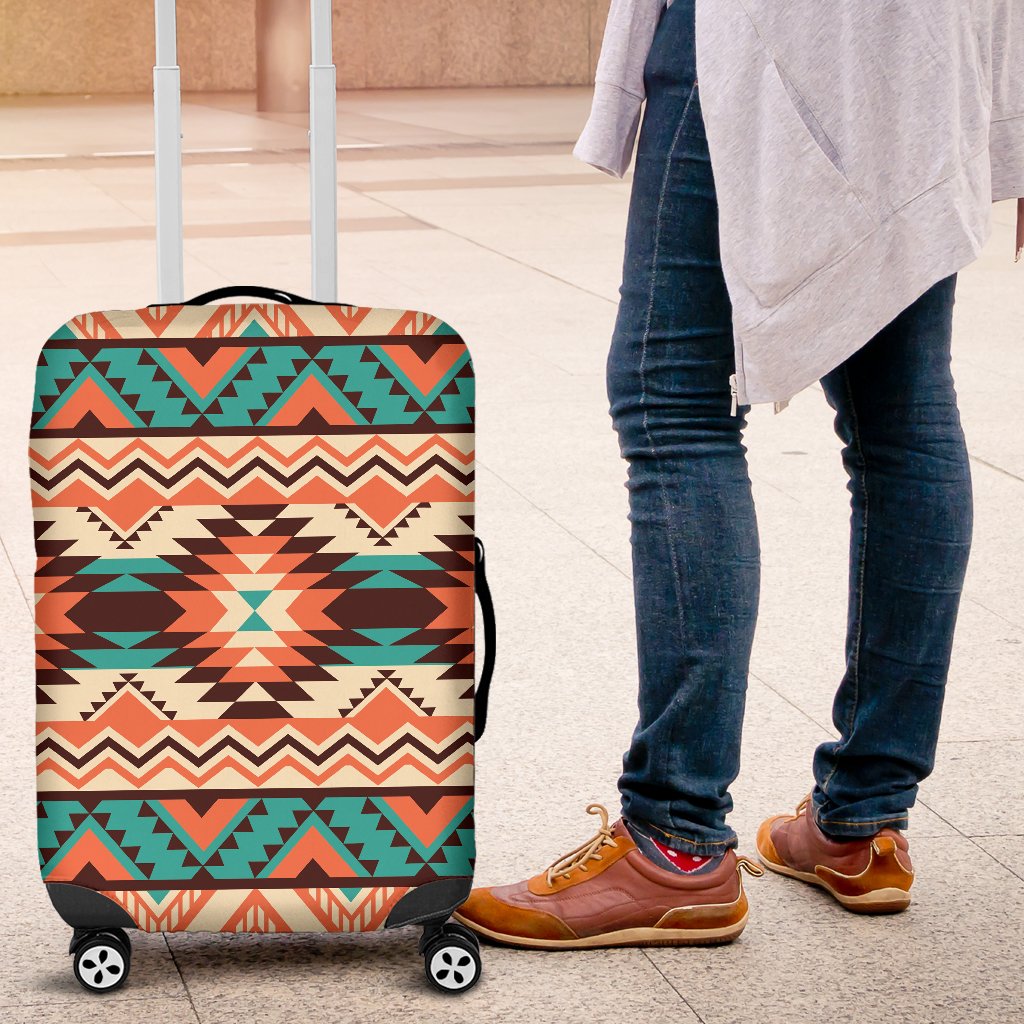 Navajo Western Style Print Pattern Luggage Cover Protector