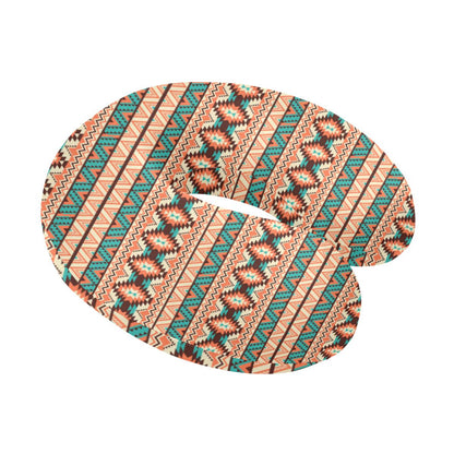 Navajo Western Style Print Pattern U-Shaped Travel Neck Pillow-JTAMIGO.COM