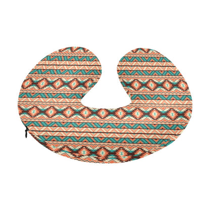 Navajo Western Style Print Pattern U-Shaped Travel Neck Pillow-JTAMIGO.COM