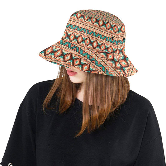 Navajo Western Style Print Pattern Unisex Bucket Hat