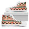 Navajo Western Style Print Pattern Women High Top Shoes