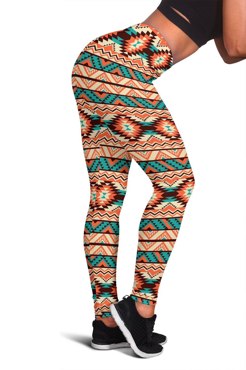 Navajo Western Style Print Pattern Women Leggings