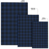 Navy Blue Tartan Plaid Pattern Area Rugs-JTAMIGO.COM