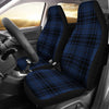 Navy Blue Tartan Plaid Pattern Universal Fit Car Seat Covers