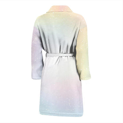 Nebula Pattern Print Design A02 Men Bathrobe-JORJUNE.COM