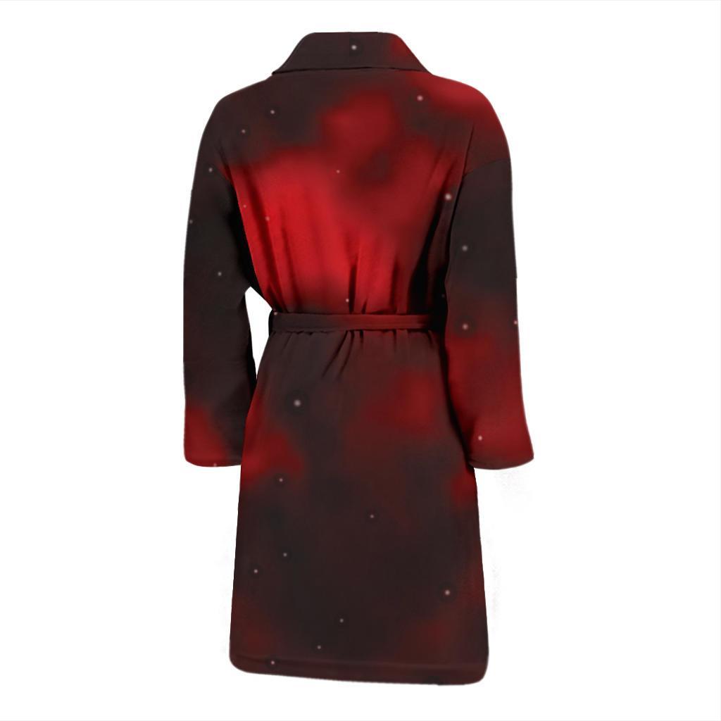 Nebula Pattern Print Design A03 Men Bathrobe-JORJUNE.COM