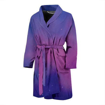 Nebula Pattern Print Design A05 Men Bathrobe-JORJUNE.COM