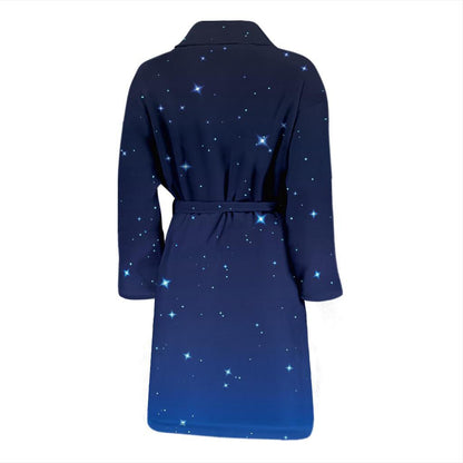 Night sky Pattern Print Design A01 Men Bathrobe-JORJUNE.COM