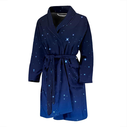 Night sky Pattern Print Design A01 Men Bathrobe-JORJUNE.COM