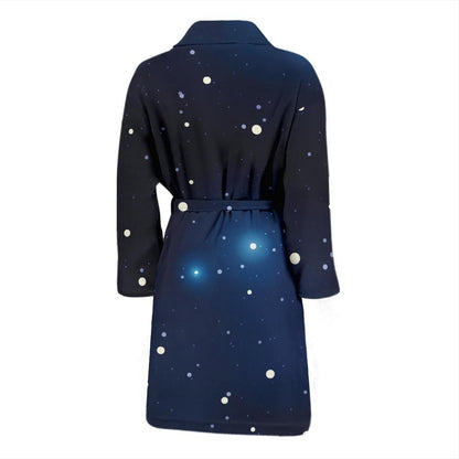 Night sky Pattern Print Design A02 Men Bathrobe-JORJUNE.COM