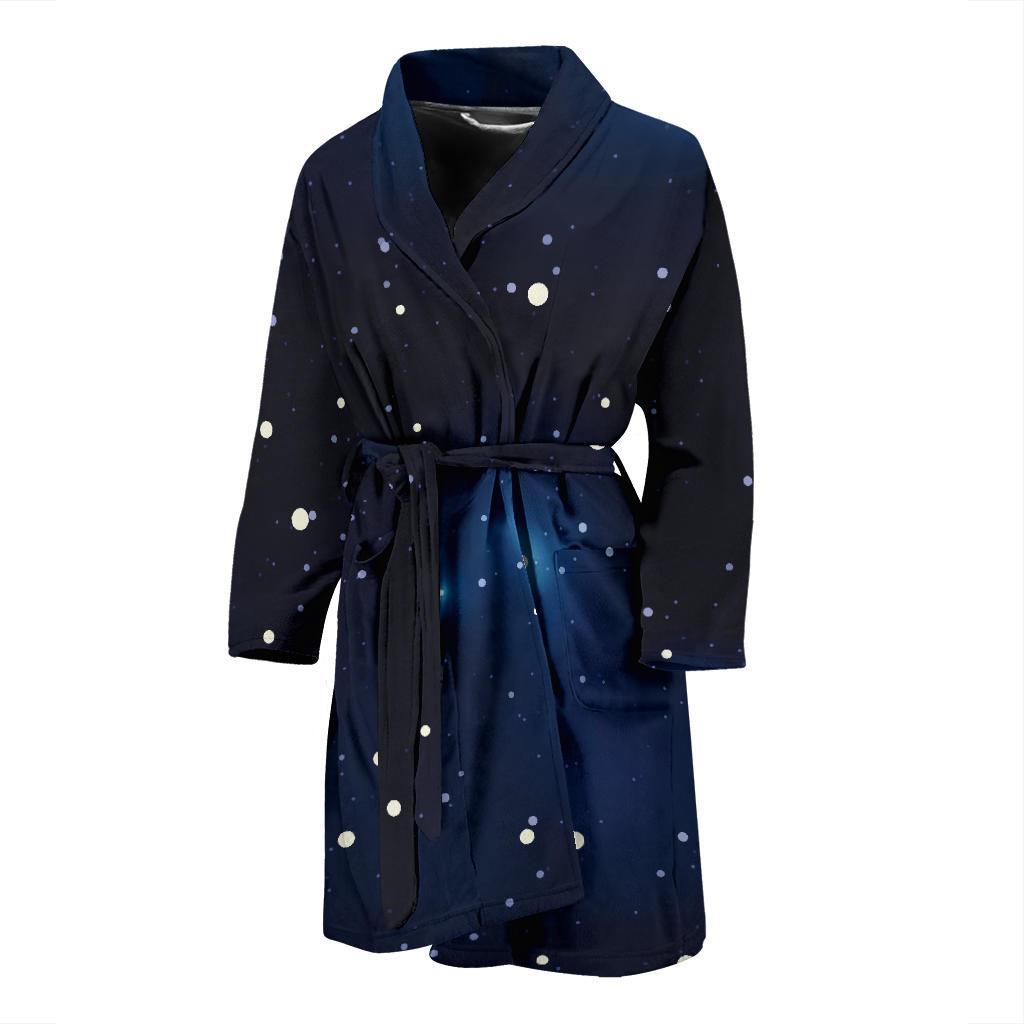 Night sky Pattern Print Design A02 Men Bathrobe-JORJUNE.COM