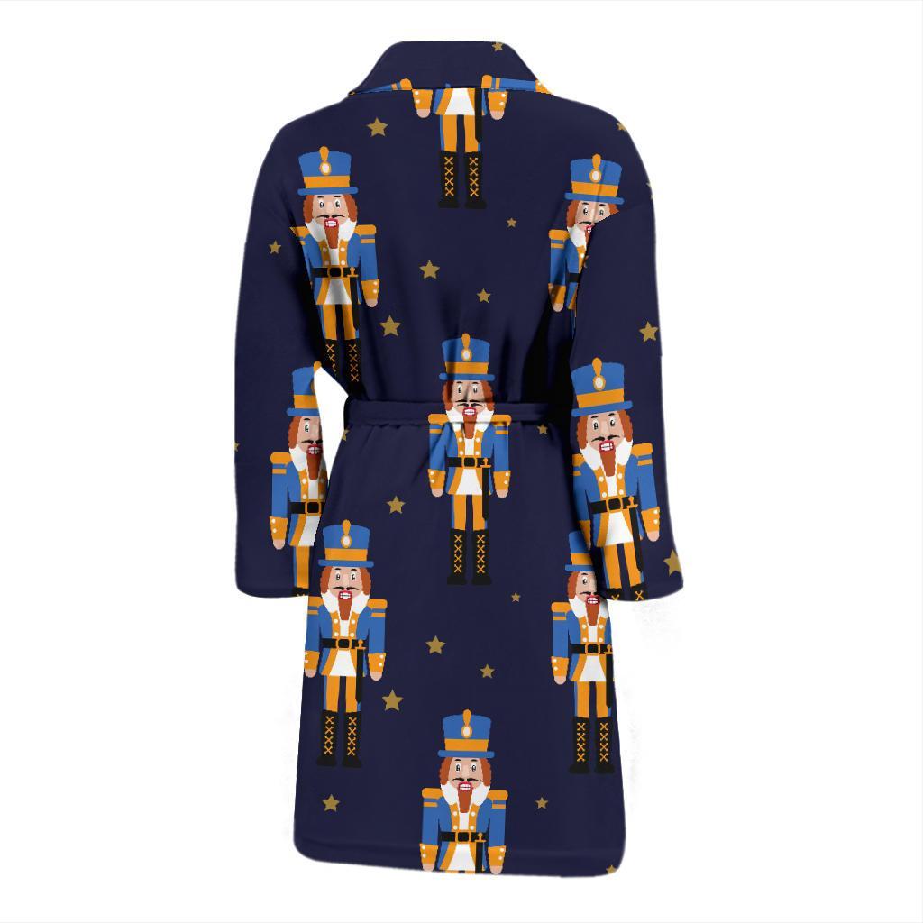 Nutcracker Pattern Print Design A04 Men Bathrobe-JORJUNE.COM