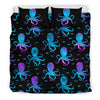 Octopus Blue Design Print Themed Duvet Cover Bedding Set