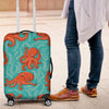 Octopus Cartoon Design Print Themed Luggage Cover Protector