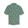 Octopus Cartoon Design Print Themed Men Aloha Hawaiian Shirt