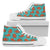 Octopus Cartoon Design Print Themed Women High Top Shoes