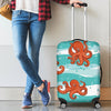 Octopus Cute Design Print Themed Luggage Cover Protector