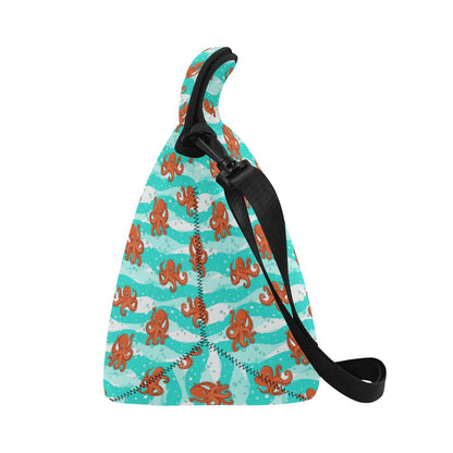 Octopus Cute Design Print Themed Neoprene Lunch Bag (Model 1669)(Large)-JTAMIGO.COM