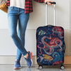 Octopus Deep Sea Print Themed Luggage Cover Protector