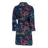 Octopus Deep Sea Print Themed Men Bath Robe-JTAMIGO.COM