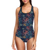 Octopus Deep Sea Print Themed One Piece Swimsuit-JTAMIGO.COM