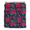 Old School Tattoo Print Duvet Cover Bedding Set