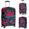 Old School Tattoo Print Luggage Cover Protector