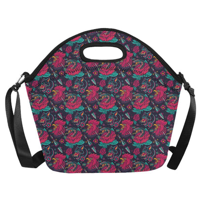 Old School Tattoo Print Neoprene Lunch Bag (Model 1669)(Large)-JTAMIGO.COM
