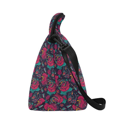 Old School Tattoo Print Neoprene Lunch Bag (Model 1669)(Large)-JTAMIGO.COM