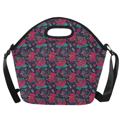 Old School Tattoo Print Neoprene Lunch Bag (Model 1669)(Large)-JTAMIGO.COM