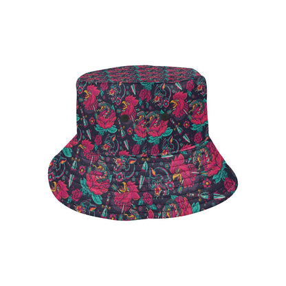 Old School Tattoo Print Unisex Bucket Hat
