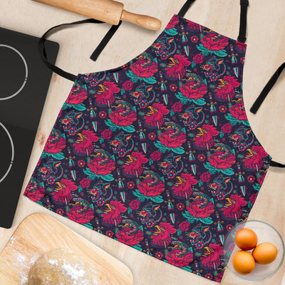 Old School Tattoo Print Women Apron