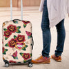 Old School Tattoo Rose Pattern Luggage Cover Protector
