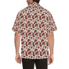 Old School Tattoo Rose Pattern Men Aloha Hawaiian Shirt