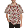 Old School Tattoo Rose Pattern Men Aloha Hawaiian Shirt
