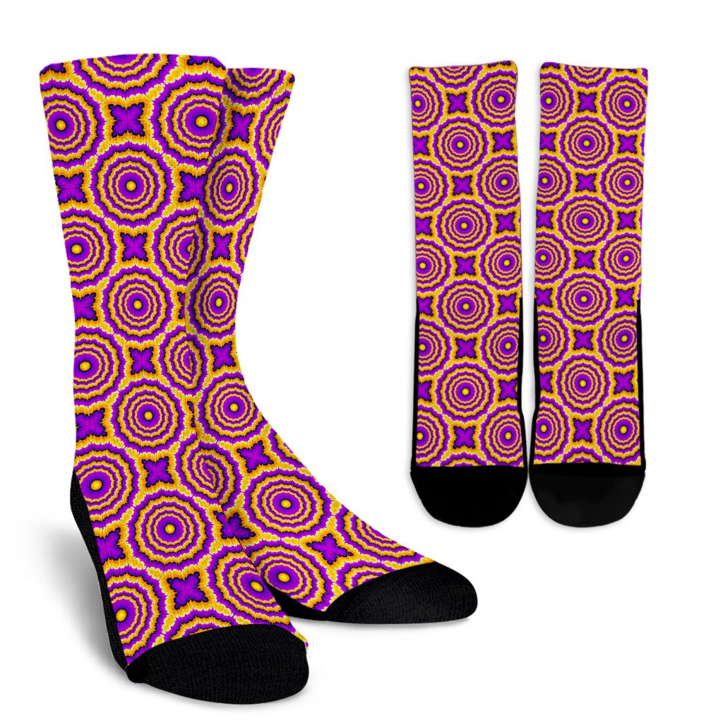 Optical illusion Expansion Crew Socks